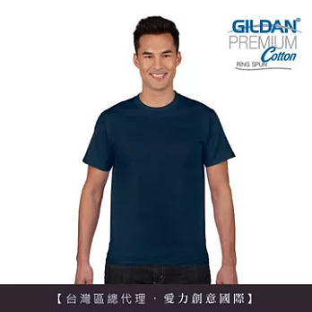 GILDAN 總代理-100%美國棉~亞規圓筒短袖素面T-Shirt ~XS藏青