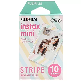 FUJIFILM instax mini 馬卡龍條紋底片(3盒裝)