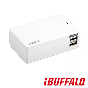 Buffalo 4.8A 大電流 USB 充電座(4port)白