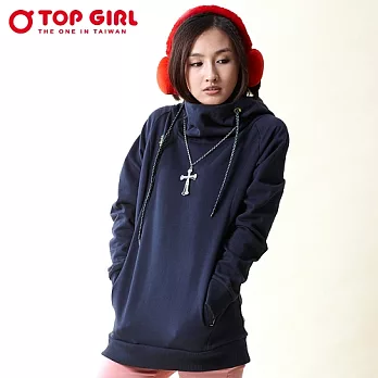 【TOP GIRL】連帽TS深藍