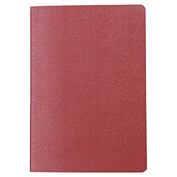 [MUJI 無印良品]再生紙護照筆記本(空白)/暗紅.24頁