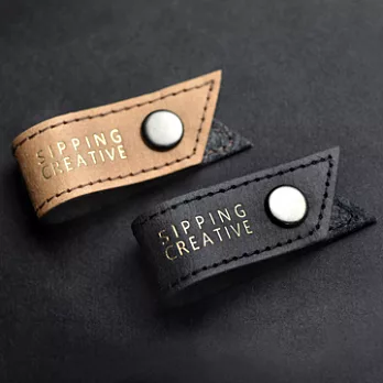 耳機收納夾_雙色一組(極簡黑+雅痞駝)