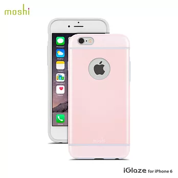 moshi iGlaze for iPhone 6 超薄時尚保護背殼粉紅