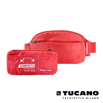 TUCANO COMPATTO 環保旅行收納腰包-紅