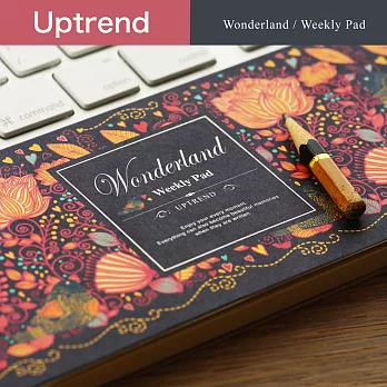 Uptrend Wonderland│ Weekly Pad電腦週記本‧夢幻花園