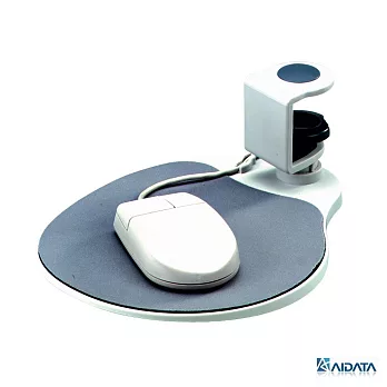 aidata 健康概念360度桌底式旋轉滑鼠墊平台－UM003