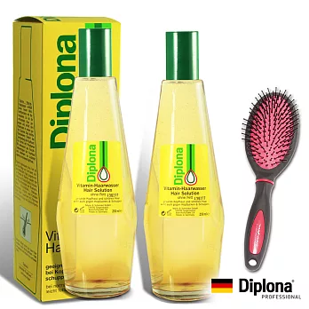 德國Diplona專業沙龍級植萃育毛精華液250ml二入送梳子