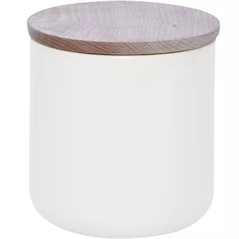 《EXCELSA》木蓋陶製密封罐(白800ml)