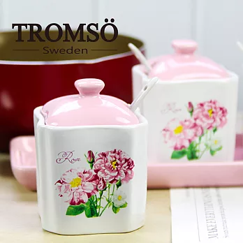 TROMSO玫瑰花鄉三入調味罐-玫瑰粉