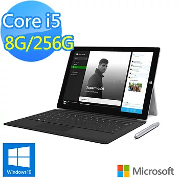 微軟 Surface Pro 3 i5 8G/256G 12吋 平板筆電(送原廠黑色實體鍵盤)