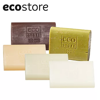 【ecostore】純淨香皂五件組(香草/檸檬草/純羊乳/甜椰子/麥蘆卡蜂蜜海藻)