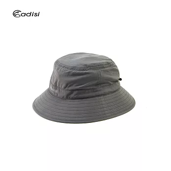 ADISI Supplex抗UV盤帽(附防蚊網) AS16035 / 城市綠洲 (UPF40+.防曬.防紫外線.機能帽.吸濕快乾透氣) 鐵灰/XL