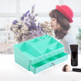 韓式抽屜化妝品收納盒 首飾收納盒馬卡龍色