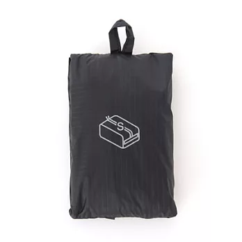 [MUJI無印良品]滑翔傘布旅行分類可折收納袋/附把手/小.深藍