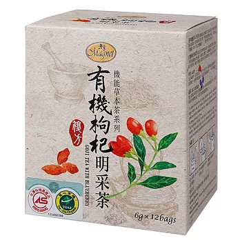 《曼寧花草茶》有機枸杞明采茶 6g*12入