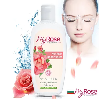 保加利亞My rose三合一玫瑰溫和卸妝水220ml