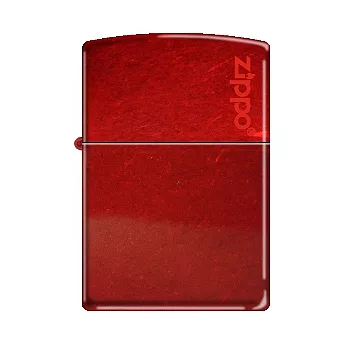 ZIPPO 21063ZL 蘋果紅亮烤漆ZIPPO字打火機