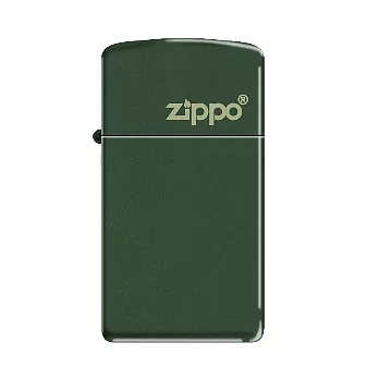 ZIPPO 1627ZL 軍綠烤漆Zippo Logo打火機（小）
