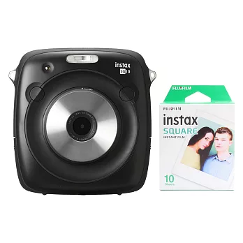 (公司貨)FUJIFILM instax SQUARE SQ10 方形拍立得相機-送SQUARE專用底片(1盒)