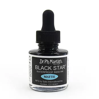 Dr.Ph.Martin’s 馬汀博士 黑星級 印度墨水 消光 霧面 MATTE 30ml 400034