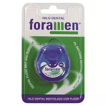 【西班牙Foramen】蘆薈薄含氟潔牙線50m深藍