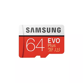 SAMSUNG三星 64GB【EVO Plus】microSDXC 高速記憶卡