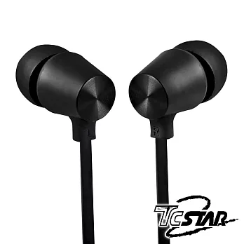 TCSTAR 流行樂迷入耳式耳機麥克風/黑色 TCE6080BK