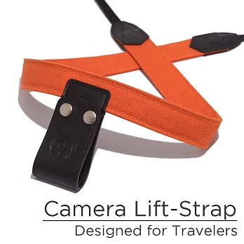 PONTE Leather Co. 旅行減壓背帶 Camera Lift-Strap《帆布款》土黃色