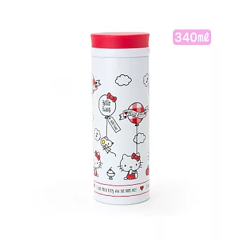 《Sanrio》HELLO KITTY保溫保冷不鏽鋼隨手瓶M-340ml(趣味氣球)