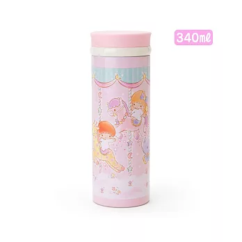 《Sanrio》雙星仙子保溫保冷不鏽鋼隨手瓶M-340ml(旋轉木馬)