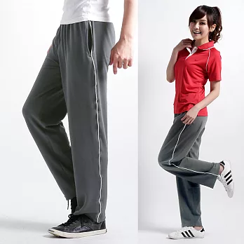 【遊遍天下】台灣製男款抗UV超涼爽休閒速乾長褲(P048)M灰