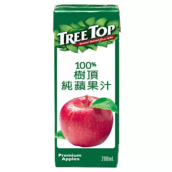 《Tree Top》樹頂100%蘋果汁(200mlx24入)