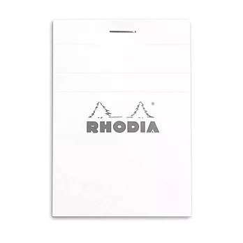【Rhodia】Basics_N°11上翻裝訂筆記本2入組(方眼/白內頁)(白)(A7)