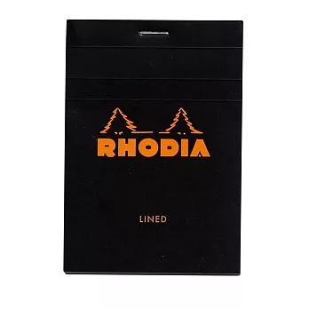 【Rhodia】Basics_N°12上翻裝訂筆記本2入組(橫線/白內頁)(黑)(8.5x12cm)