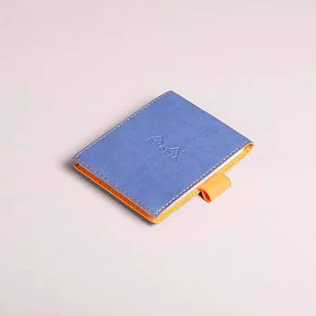 【Rhodia】Boutique_N°11彩色皮套筆記本(橫線)(午夜青)(A7)