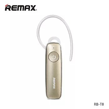 REMAX RB-T8藍芽4.1 耳掛式 藍牙耳機金色