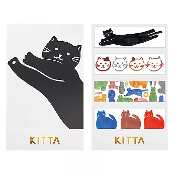 【日本 KITTA 】隨身攜帶和紙膠帶_貓咪們