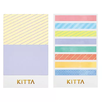 【日本 KITTA 】Slim 隨身攜帶和紙膠帶_粉彩色系