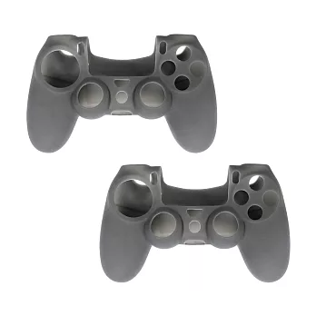 PS4 DUALSHOCK 4無線控制器專屬果凍套 - 二入組霧黑2入