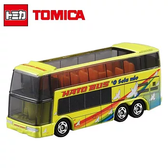 【日本進口正版】TOMICA 多美小汽車 HATO BUS 哈多 雙層巴士 NO.42