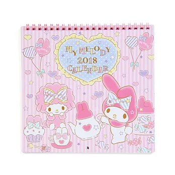 《Sanrio》美樂蒂 2018 壁曆(M)