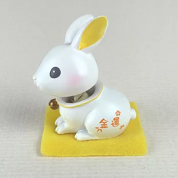日本發掘名人 夢想成真步步高升 開運兔擺飾-金運-黃色耳朵(共4款)黃色耳朵