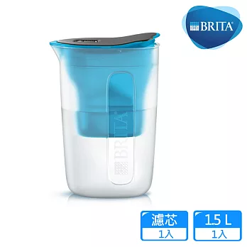 德國BRITA FUN 1.5L 酷樂壺_ (內含MAXTRA Plus全效濾芯1入)藍色