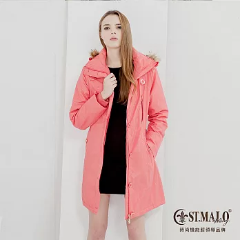 【ST.MALO】皇家蠟棉蓄熱PARKA COAT-1432WJB-S橘紅