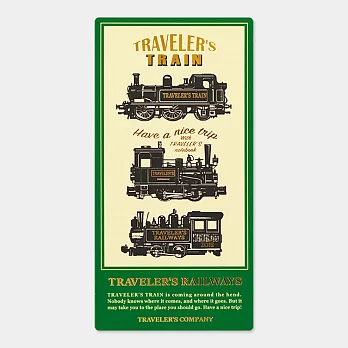 MIDORI TRC Traveler’s Notebook 2018 列車小墊板(限定)-一般尺寸