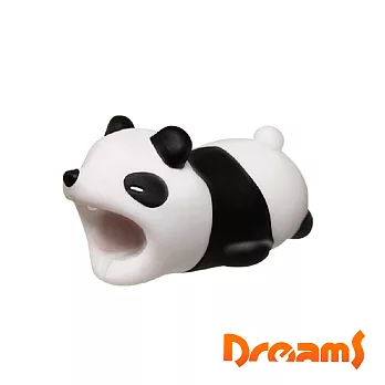 Dreams 慵懶動物園-iPhone專用咬線器(被揍的熊貓)