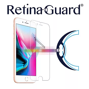 RetinaGuard 視網盾 iPhone8 Plus 5.5吋 防藍光鋼化玻璃保護膜