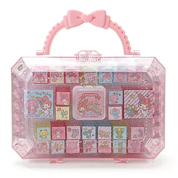 《Sanrio》美樂蒂可愛印章組附寶石風提盒DX(好朋友)