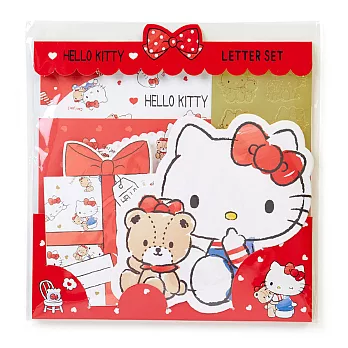 《Sanrio》HELLO KITTY繽紛造型信紙組(手繪小熊)