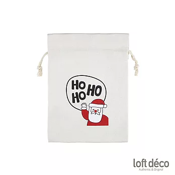Loft Deco | Santa claus | 棉質萬用束口袋